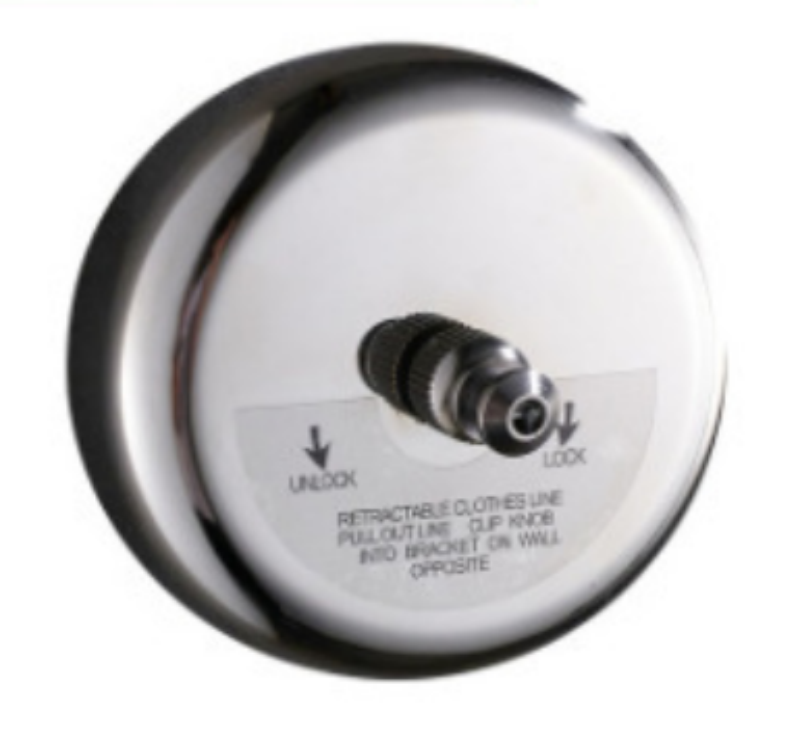 Punch-free Retractable Stainless Steel 2.8m Clothesline with 180¬∞ Free Installation & Stainless Steel Rope, Corrosion-resistant, No Rust, Avoid Falling Off, for Home & Travel