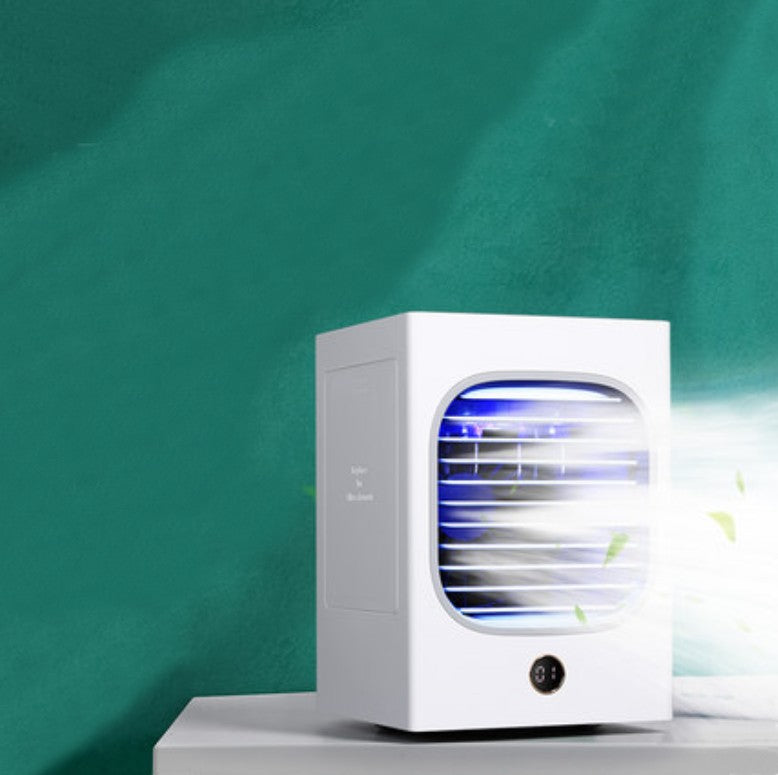 Rechargeable Head-shaking Fan, with 120¬∞ Head-shaking, UV Lamp, Fast Cooling, Digital Display, 3 Modes, Low Noise and Big Wind, for Home, Office, Party and More