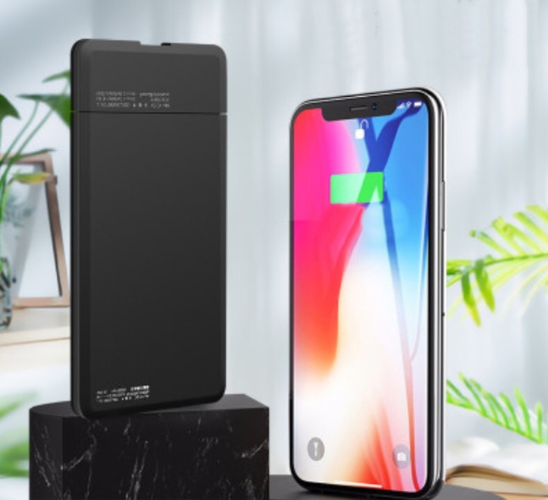Modular Power Bank with Replaceable Battery Module, Thin and Lightweight Design and Power Indicator, for Travel, Office and More