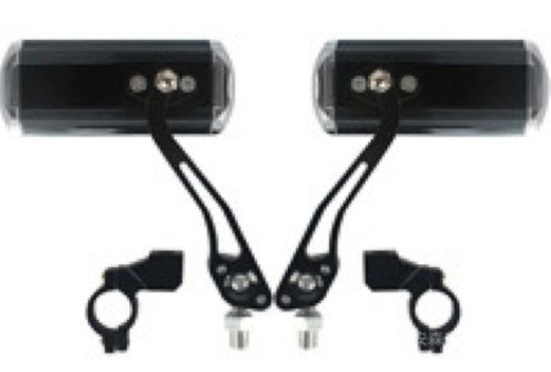 Adjustable & Rotatable Bicycle Rear View Mirror, with aluminum bracket and Tool-free Installation, for Safe Cycling