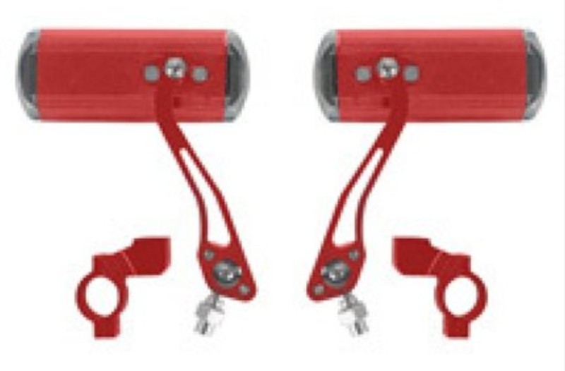 Adjustable & Rotatable Bicycle Rear View Mirror, with aluminum bracket and Tool-free Installation, for Safe Cycling