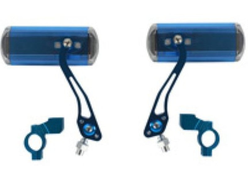 Adjustable & Rotatable Bicycle Rear View Mirror, with aluminum bracket and Tool-free Installation, for Safe Cycling