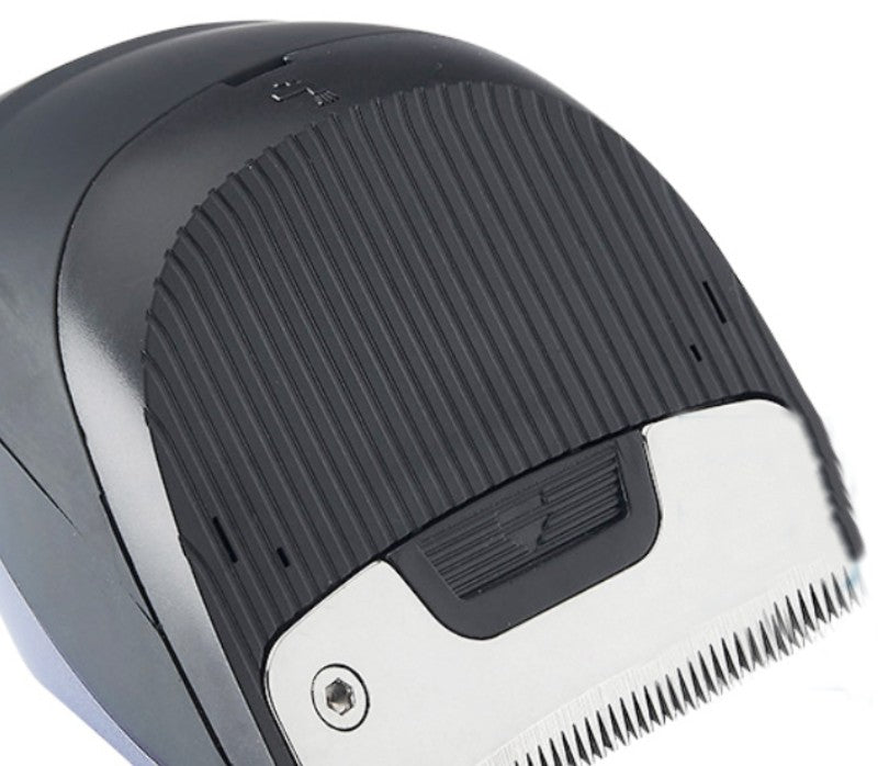 Rechargeable Palm-held Wireless Electric Hair Clipper, with Stainless Steel Blade, Washable Design, Multiple Length Control Comb and USB Charging Cable, for Family Use