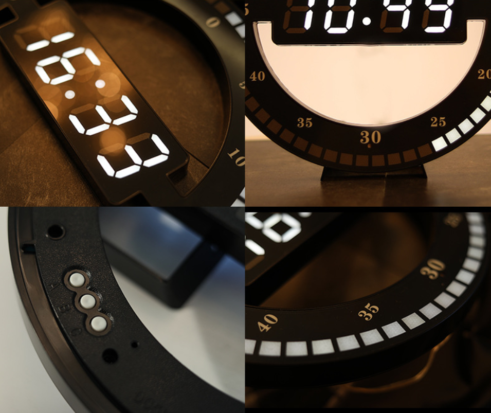The Simplest and Coolest LED Wall Clock, for Home, Office & More