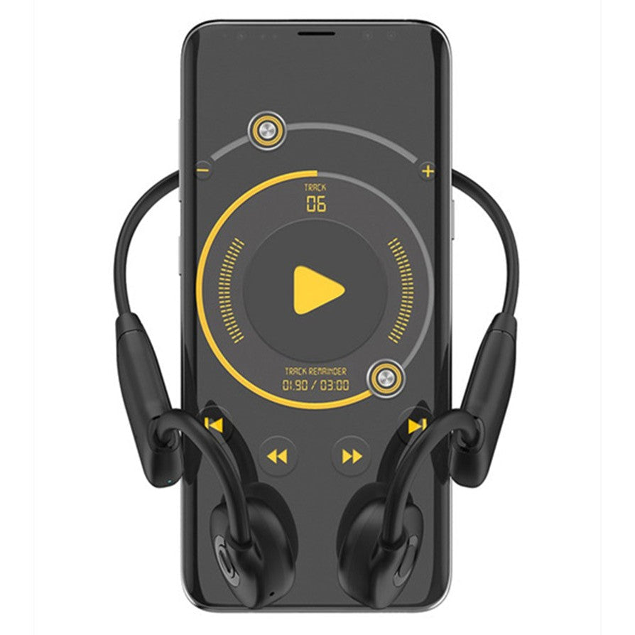 Bone Conduction OverEar Bluetooth Earbuds, with 32G Memory and IPX6 Waterproof, for Commuting and Sports