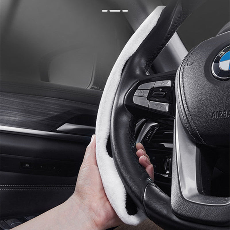 Winter Warm Non-Slip Steering Wheel Cover
