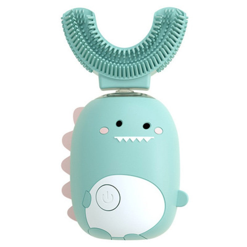Children's U-Shape 360¬∞ Electric Ultrasonic Toothbrush, with Light Therapy, Rechargeable & Waterproof Design, for 3-9 Years Kids