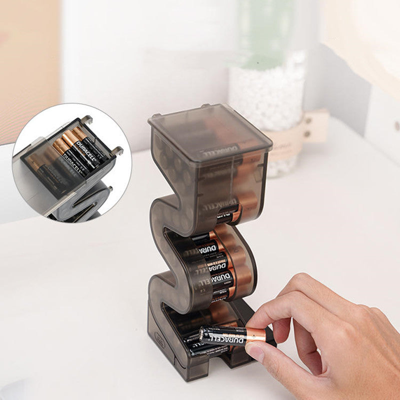 Battery Tester Rack Magnetic Battery Tester And Storage Box For AA And AAA Batteries – Soho ...