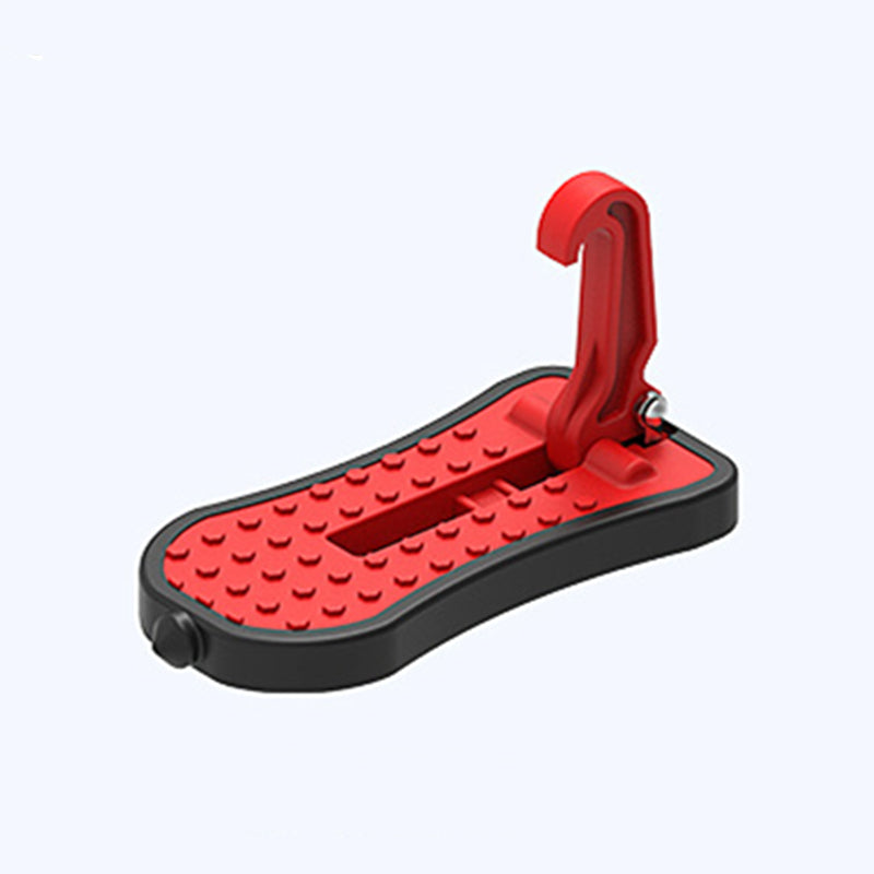 Car Multi-Functional Latch Door Step, with Window Breaker & Compact and Foldable Design