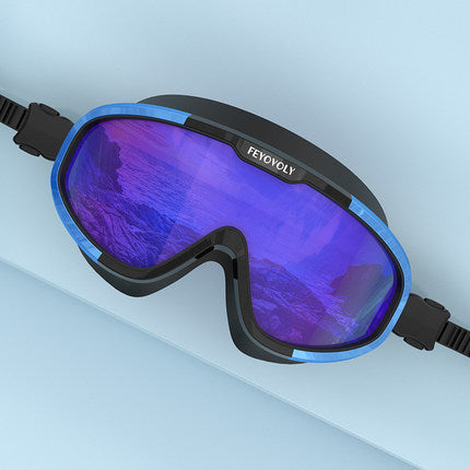 Anti-fog Swim Goggles With Prescription, Up to -7.0, No Leaking, Crystal Clear & 180¬∞ Panoramic Vision, With Protective Case