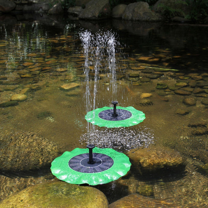 Solar Powered Fountain Miniature Garden Yard Fountain