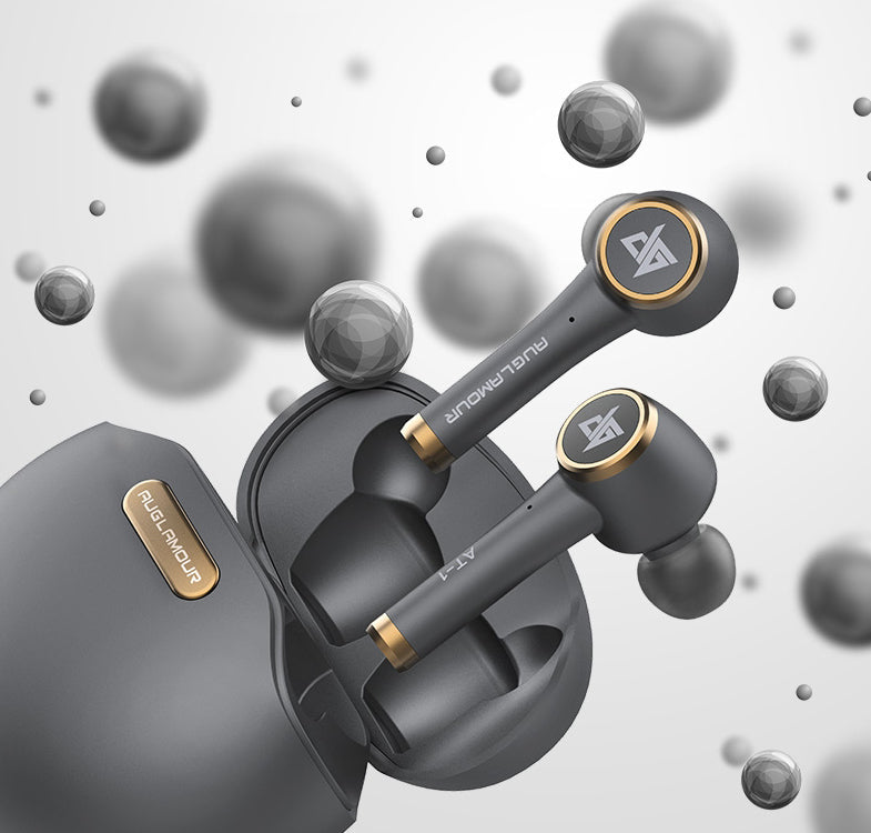 Bluetooth 5.0 True Wireless Stereo Earbuds with Built-in Mic, IPX5 Waterproof, Premium Sound, For Sports, Running & More
