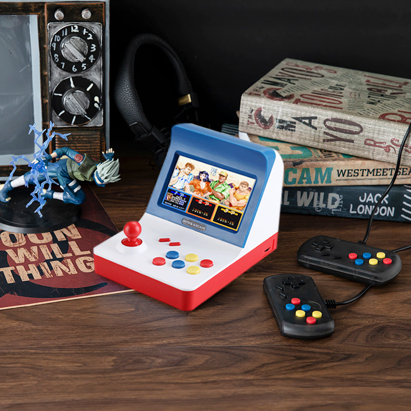4.3 Inch Mini game Console with Built-in 3000 Games, 360¬∞ Joystick, 2200mAh Lithium Battery, Can be Connected to TV and Headphones, Supports Two-player Games and Up To 32G TF Card