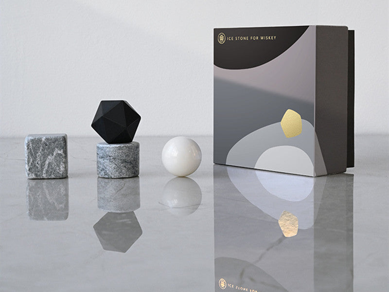 Reusable Beverage Chilling Stones Set, for Wine, Beer, Champagne, Soda, Juice & More