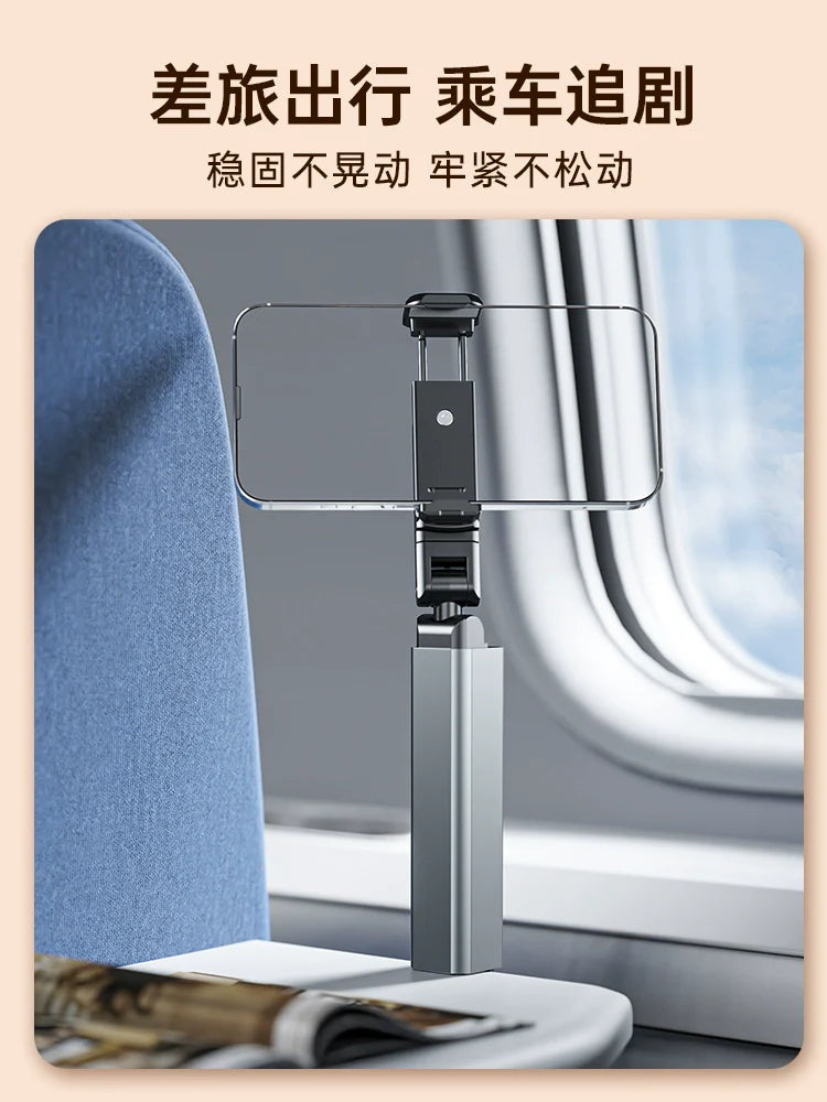 Portable 360¬∞ Rotating Travel Phone Stand - Compact, Foldable Desktop Mount for Trains & Trips