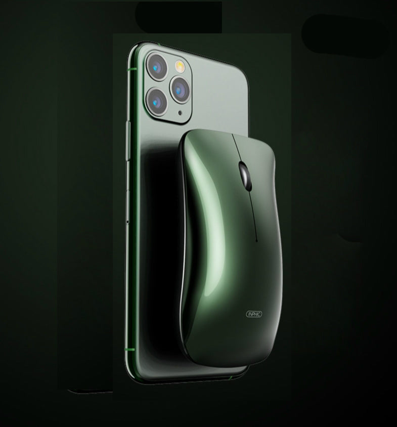 Rechargeable Mute Wireless Bluetooth Three-mode Mouse, with 10m Connection, Metal Frame, Magnetic Design