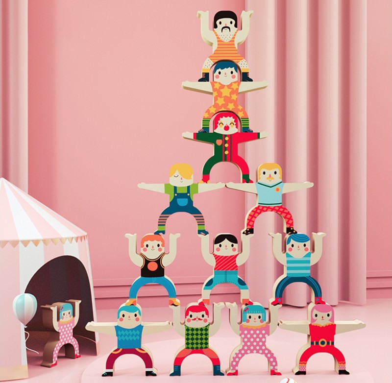 Children's Hercules Stacking Blocks, with Thousands of Game Play & Creative Design, for Boys and Girls Early Learning