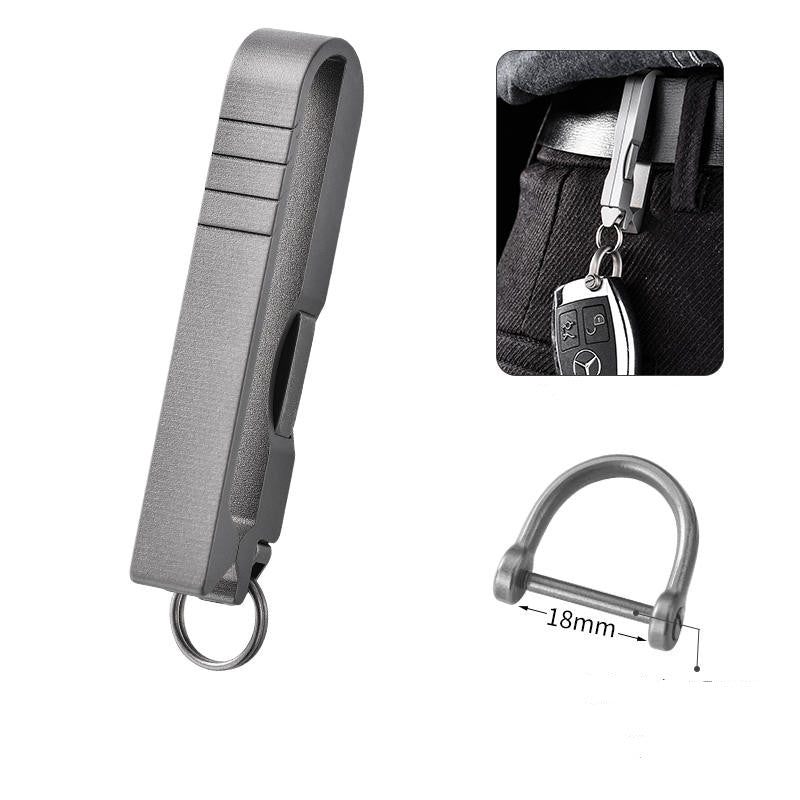Titanium Alloy EDC Car Keychain
