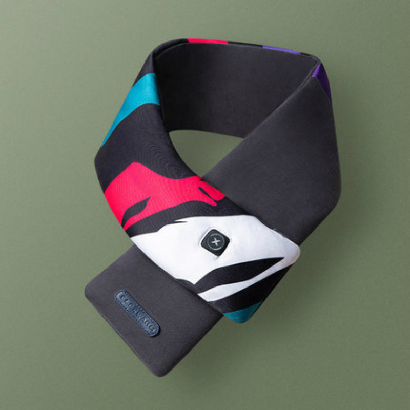 Multi-Function USB Charging Washable Self-Heating Scarf with 3 Heat Adjustment, Built-in Power Bank & Temperature Sensor