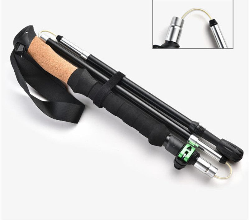 Outdoor Folding Portable Aluminum Alloy Trekking Pole