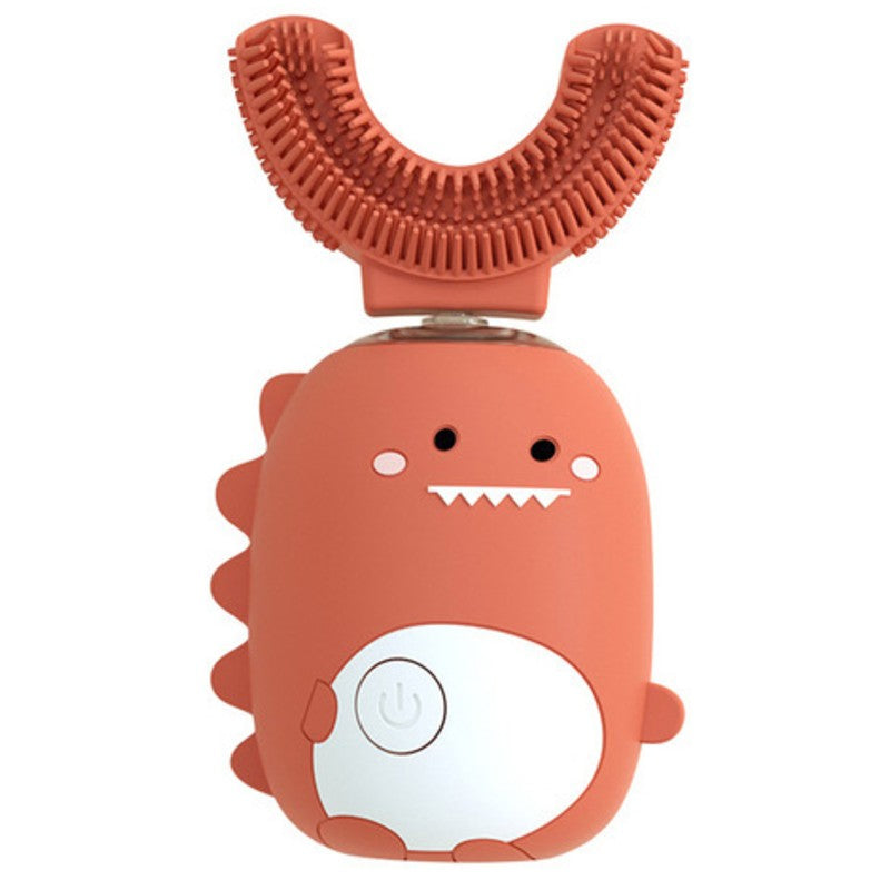 Children's U-Shape 360¬∞ Electric Ultrasonic Toothbrush, with Light Therapy, Rechargeable & Waterproof Design, for 3-9 Years Kids