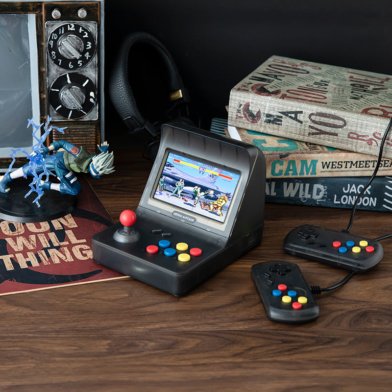 4.3 Inch Mini game Console with Built-in 3000 Games, 360¬∞ Joystick, 2200mAh Lithium Battery, Can be Connected to TV and Headphones, Supports Two-player Games and Up To 32G TF Card