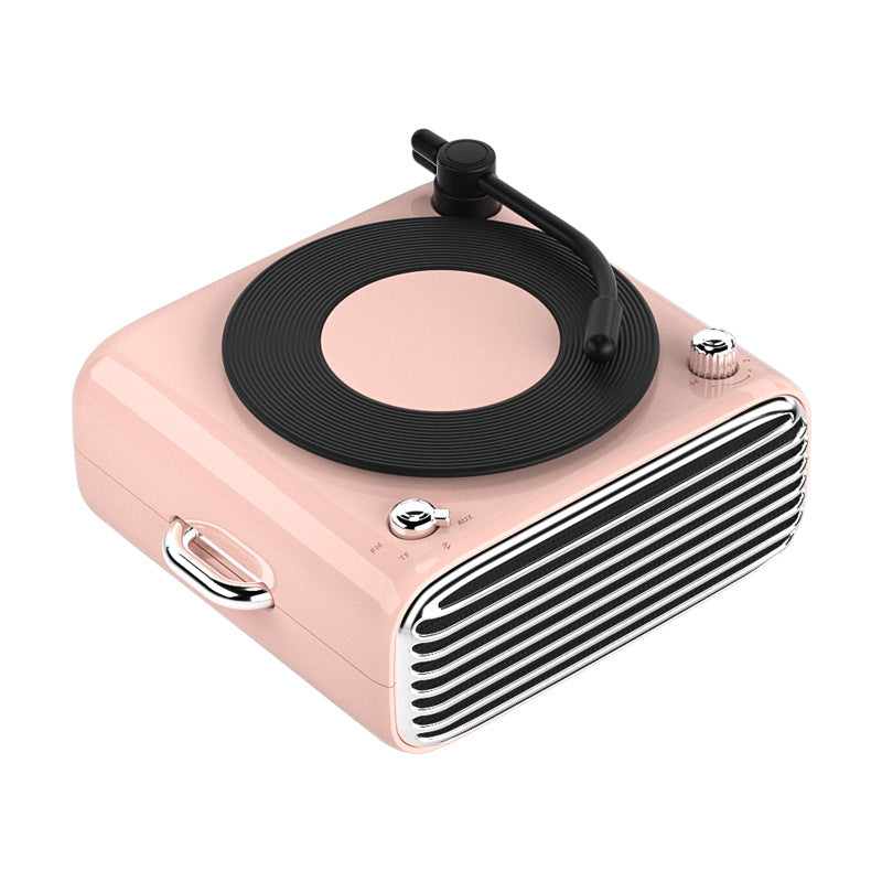 Retro Bluetooth Speaker, with FM Radio & Air Freshener, for Home & Office