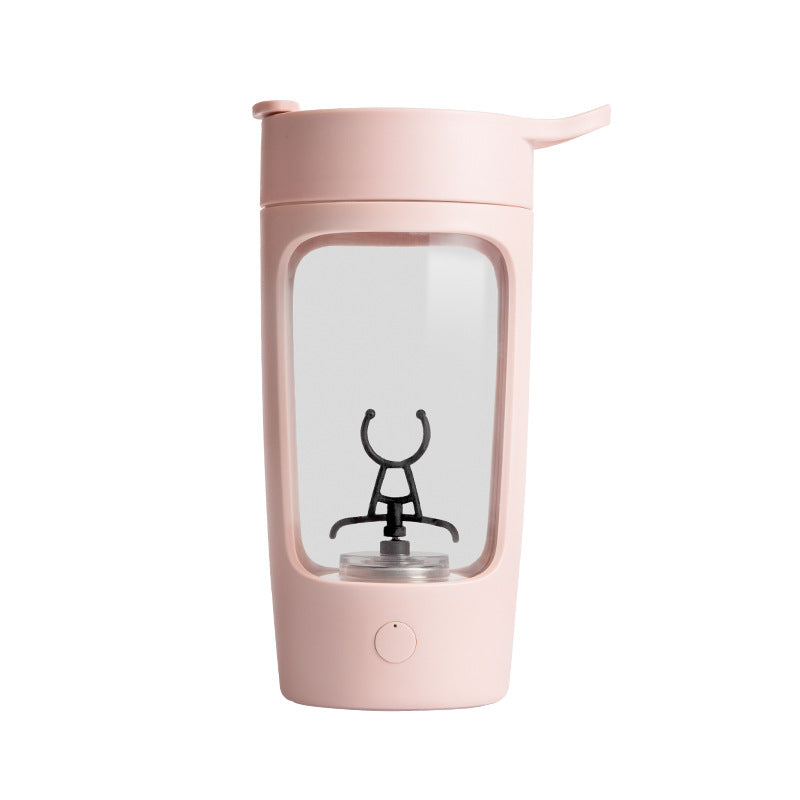 Portable Automatic Blender Cup, with 650ml Capacity, Fast Stirring, 2min Automatic Stop and Long Battery life, for Juice, Milk, Coffee and More