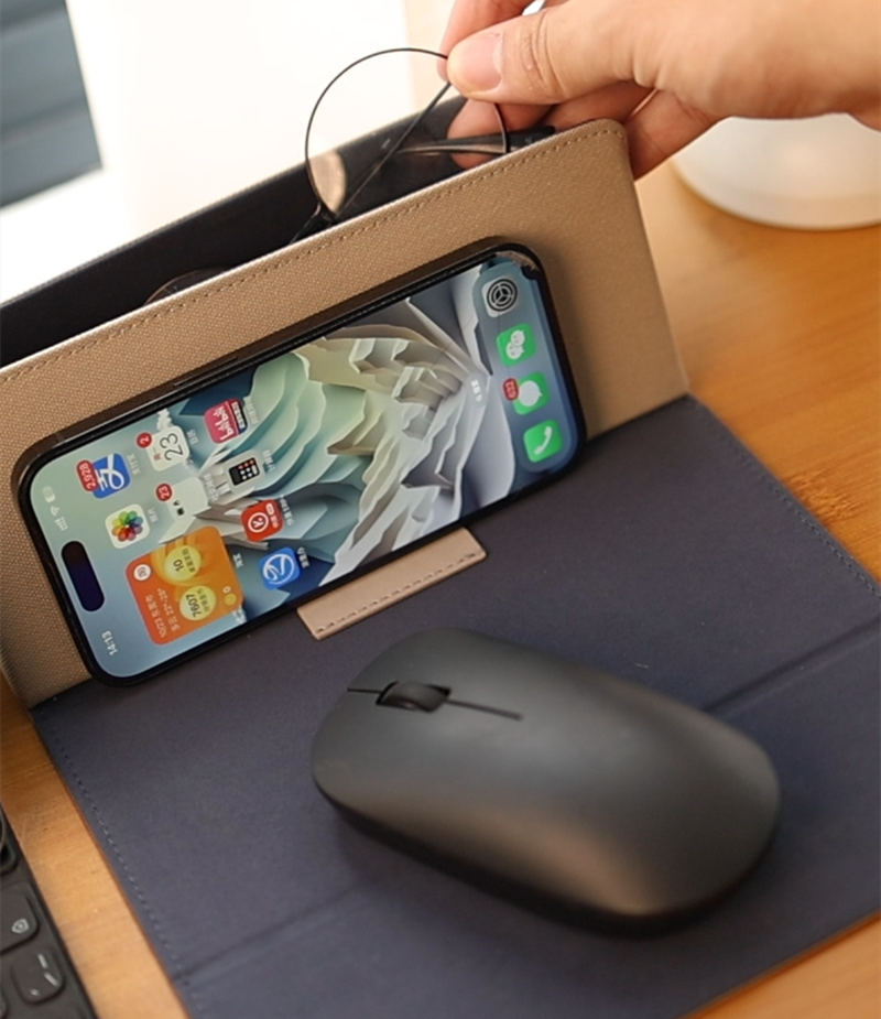 Multi-functional Pen Case, Storage Bag, Mouse Pad, and Stand