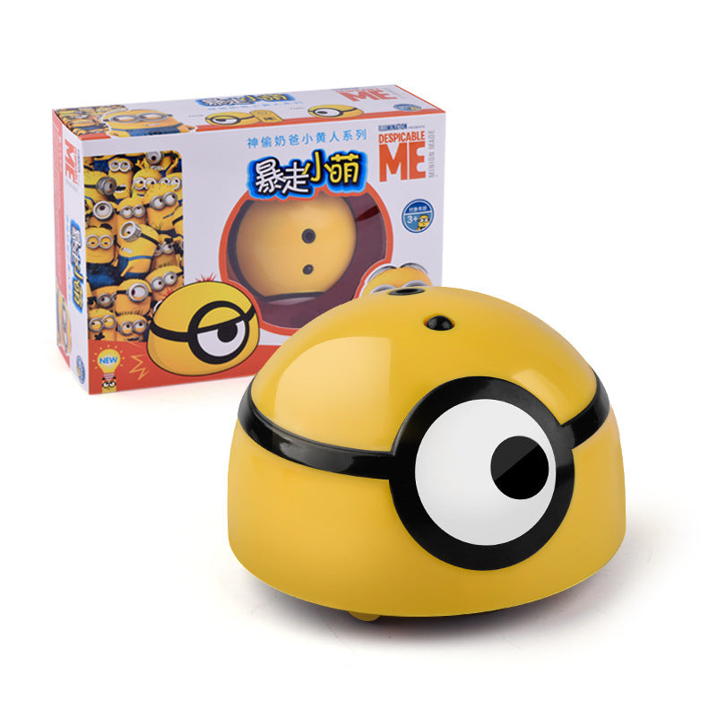 Interactive Intelligent Cute Runaway Toy, with Remote Control, Shinning LED Light & Realistic Sound, for Kids, Cats, Dogs & More