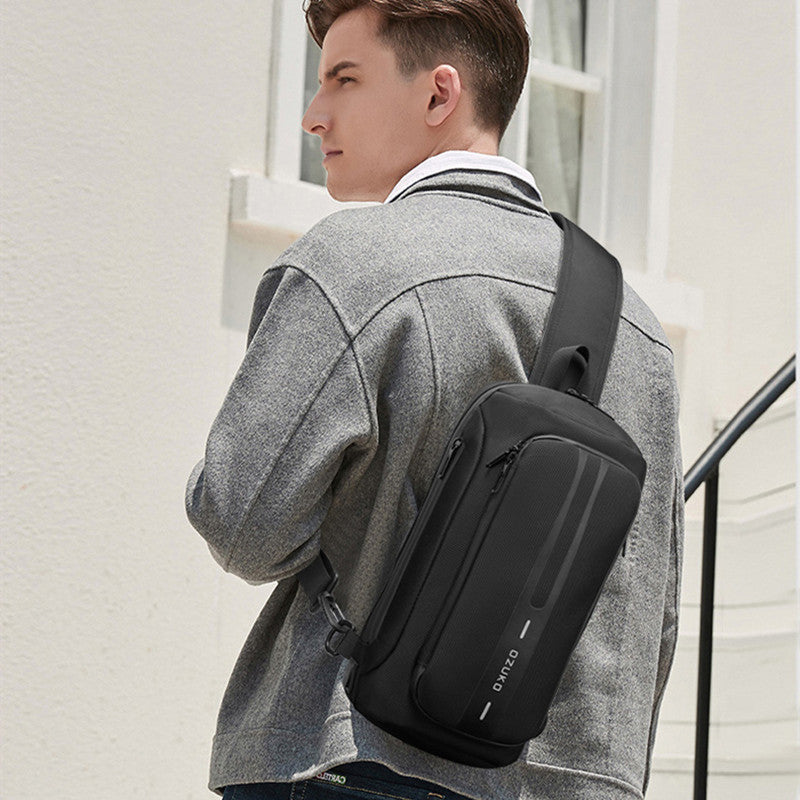 Multifunctional Men's Sports Waterproof Sling Bag