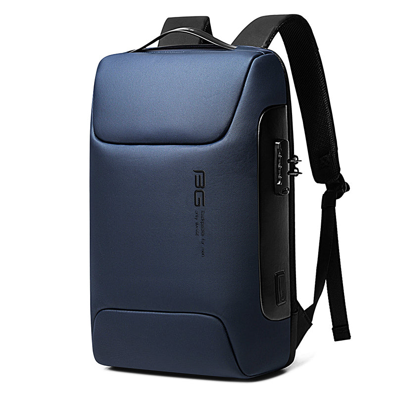 Large Capacity Waterproof Backpack, with 15.6'' Laptop Storage, Anti-theft Lock, USB Charging Port and Breathable Fabric, for Work, Travel and More