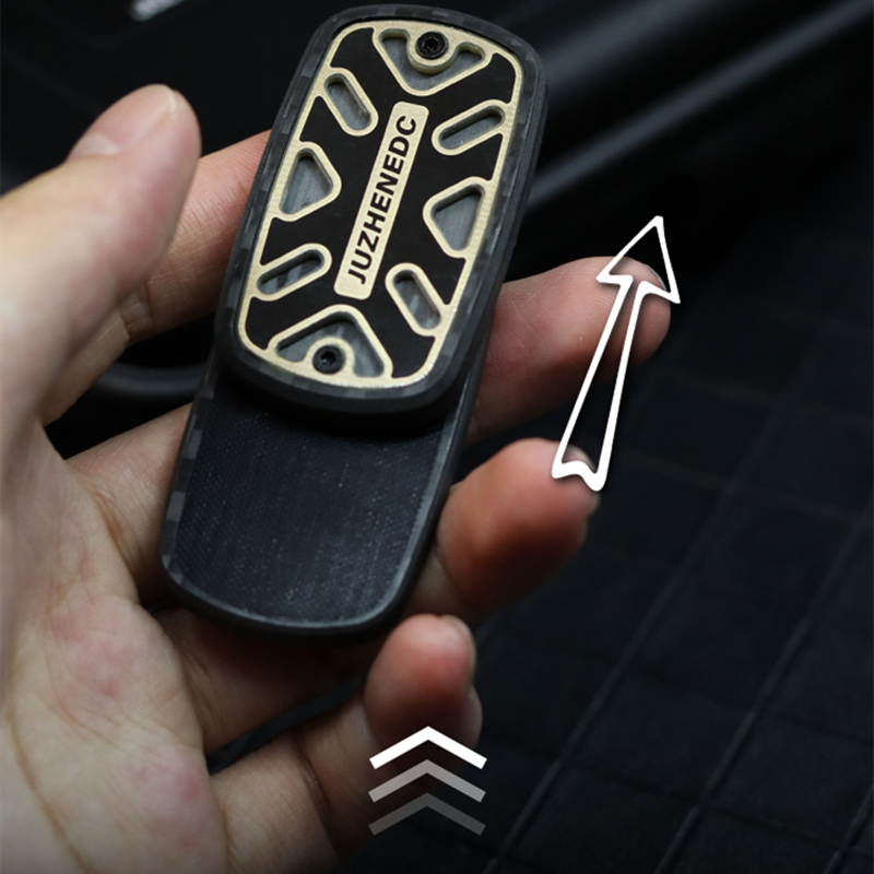 Matrix EDC Carbon Fiber Push Card Decompression Toy