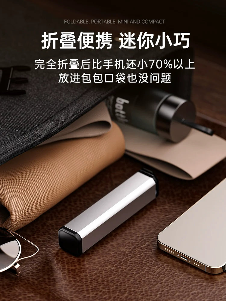 Portable 360¬∞ Rotating Travel Phone Stand - Compact, Foldable Desktop Mount for Trains & Trips
