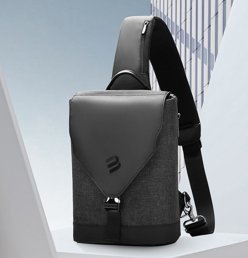 Anti-theft and Waterproof 9.7'' Crossbody Bag, with Multiple Pockets, High Elastic Back Pad, Invisible Anti-theft Pocket, for Working, Traveling, Hiking and More
