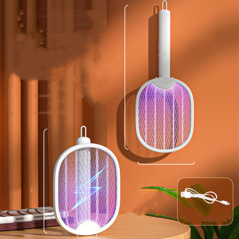 New Three-In-One Household Electric Mosquito Killer Racket