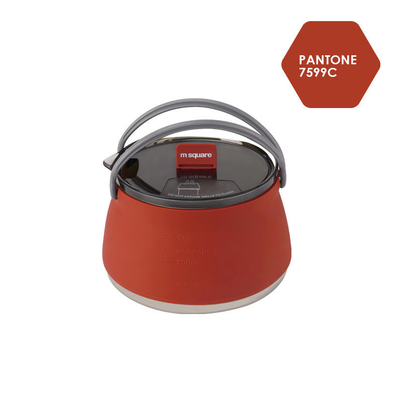 Camping Outdoor Silicone Foldable Kettle