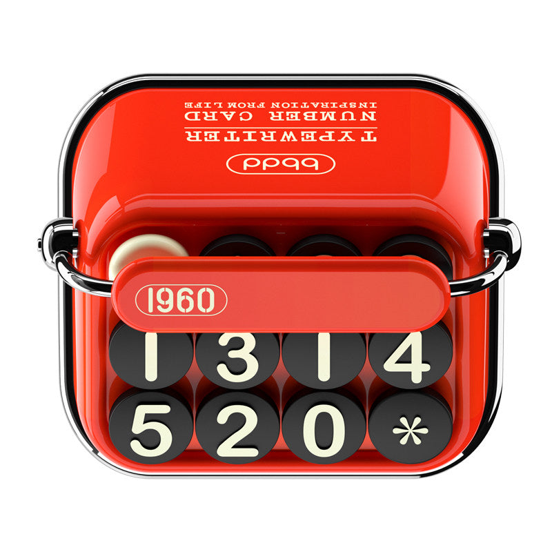 Retro Creative Temporary Parking Number Plate
