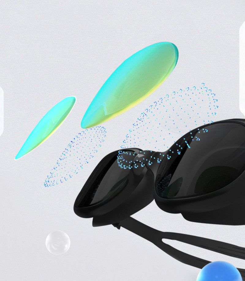 Anti-Fog High-Definition Nearsighted Swimming Goggles