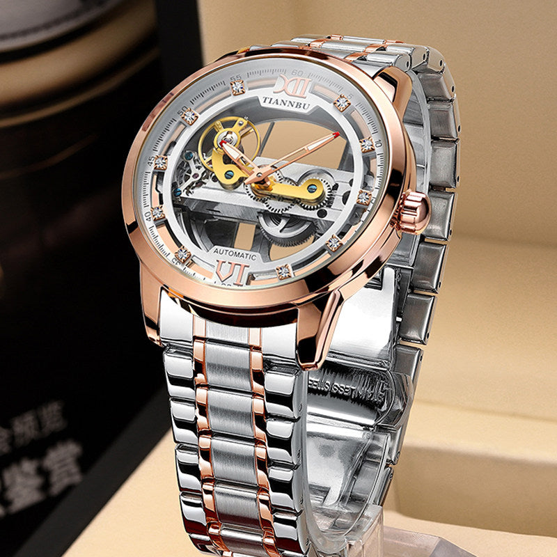 Skeleton Tourbillon Ultra Thin Automatic Mechanical Watch