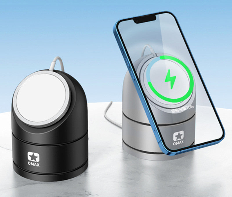 Charger Phone Stand with Floating Desktop Design and Creative Aluminum Alloy Base
