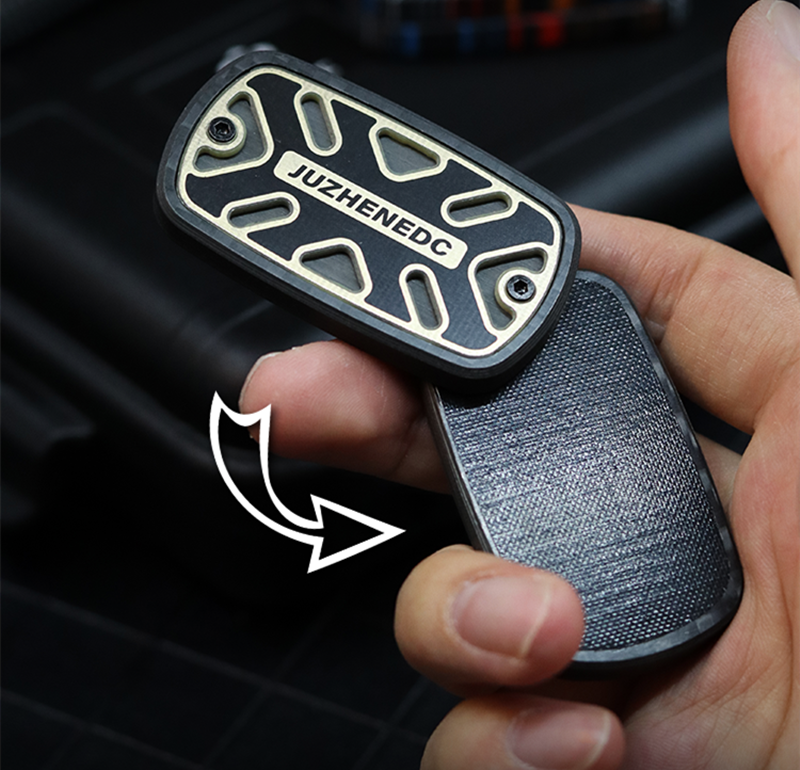 Matrix EDC Carbon Fiber Push Card Decompression Toy