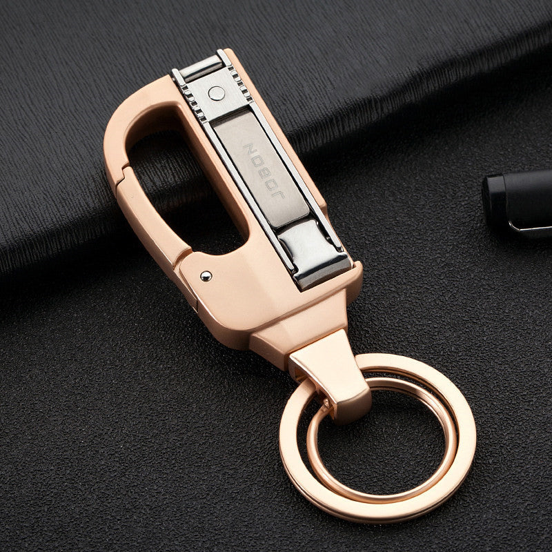 2-in-1 Useful & Durable Keychain with Built-in Nail Clipper – Soho Emporium