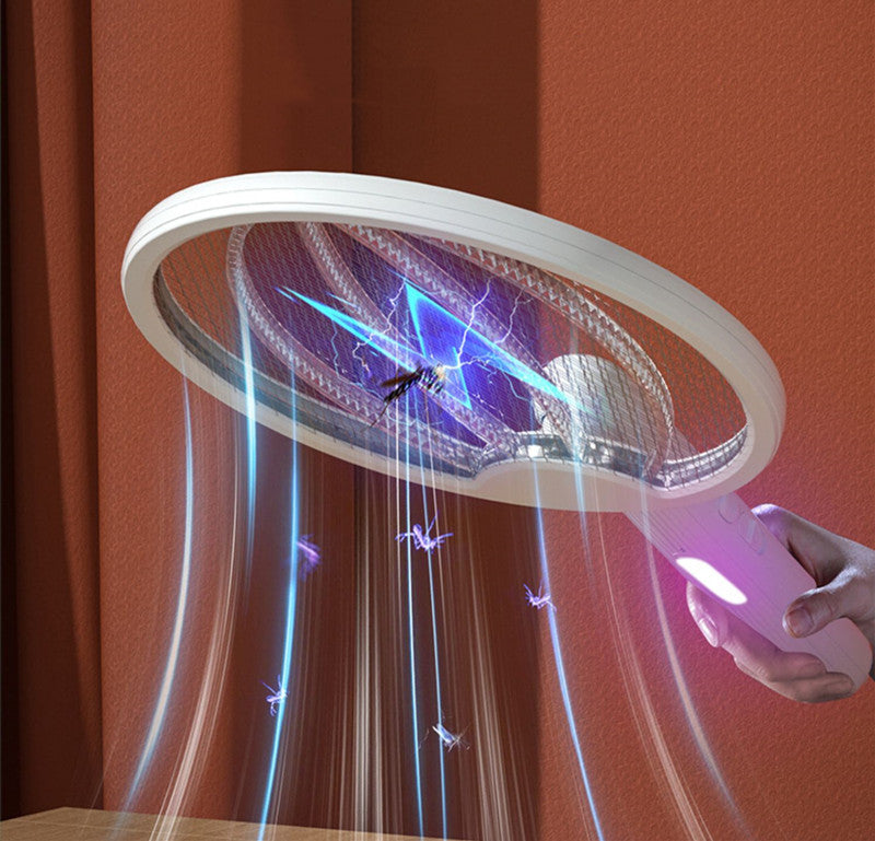 New Three-In-One Household Electric Mosquito Killer Racket