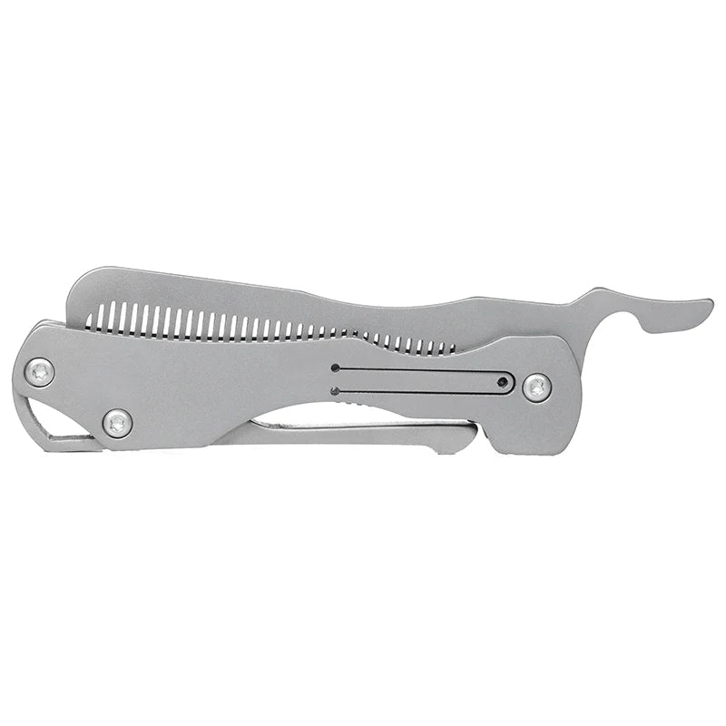 Pure Titanium Folding Comb - Anti-Static Travel Massage Comb