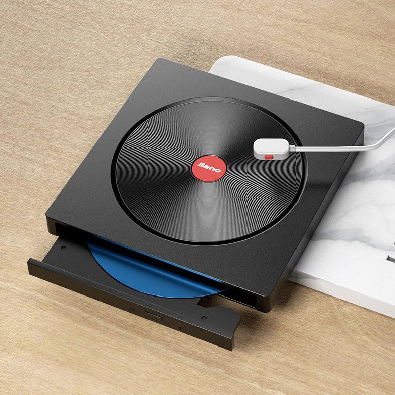 USB3.0 & Type-C Portable External DVD Drive & Burner, for DVD-R, DVD+R, DVD-RW & CD-R