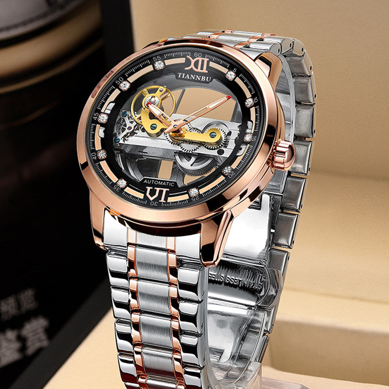 Skeleton Tourbillon Ultra Thin Automatic Mechanical Watch