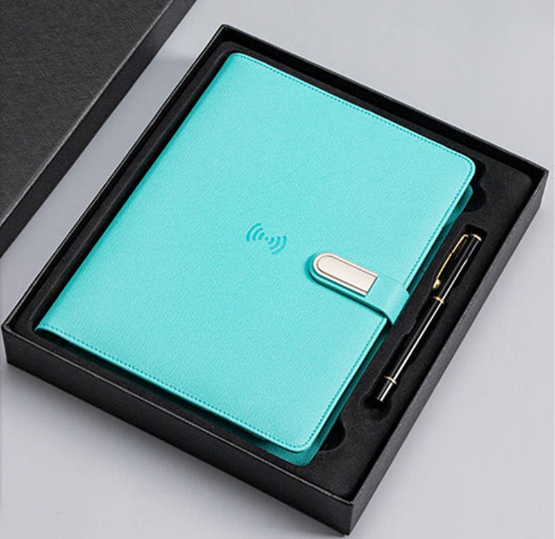 Multifunctional Wireless Charging Notebook Powerbook
