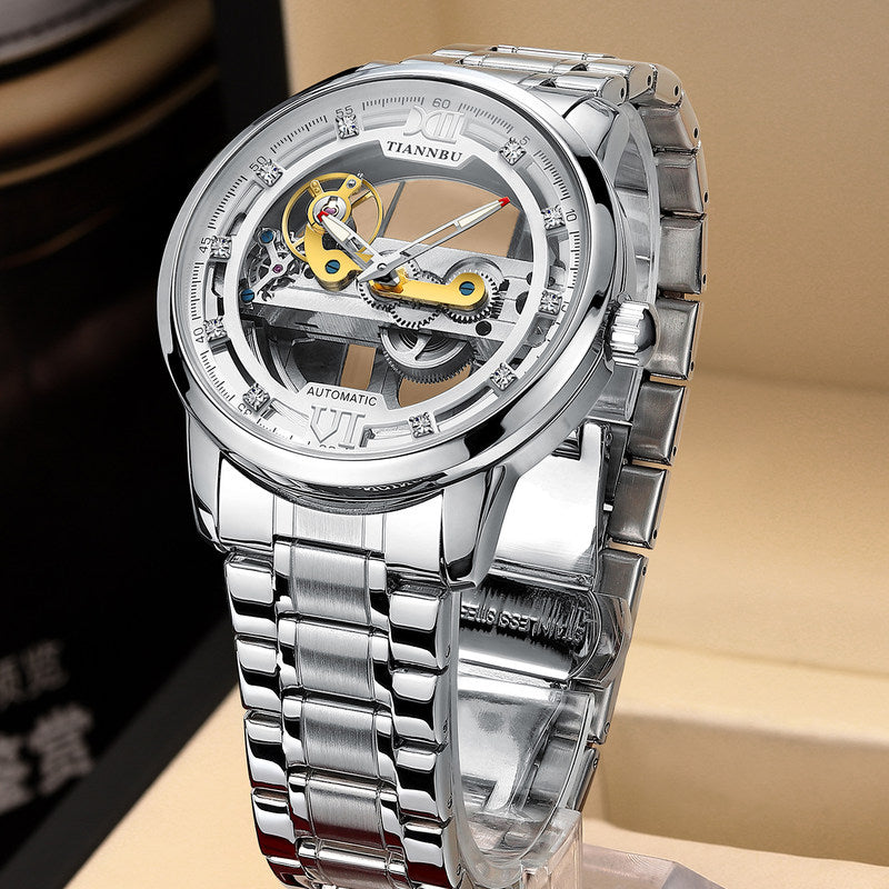 Skeleton Tourbillon Ultra Thin Automatic Mechanical Watch