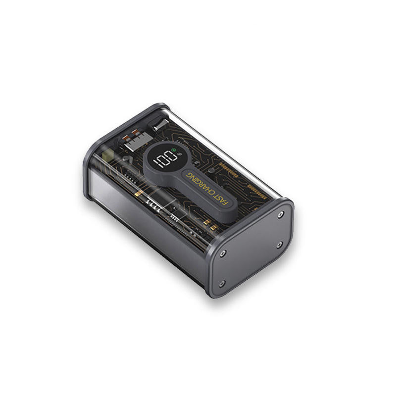Transparent Mecha Wind Super Capacity Power Bank (10000mah)